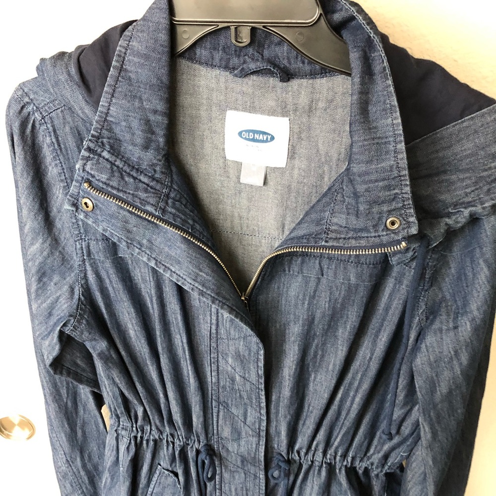 Old Navy Women’s Denim anorak jacket